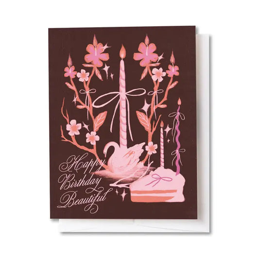 Happy Birthday Beautiful Greeting Card
