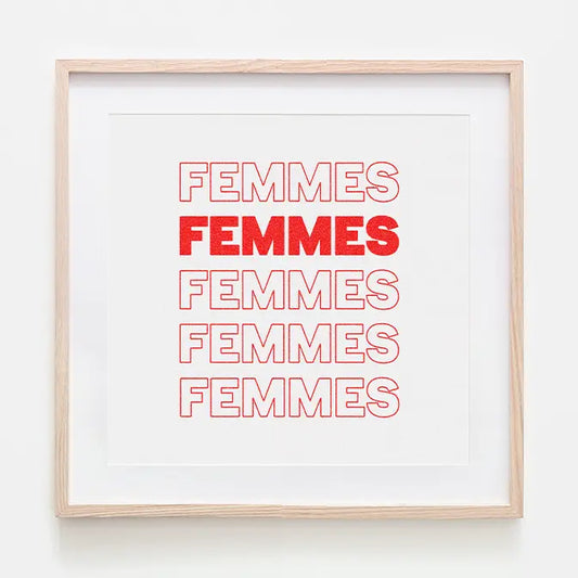 Femmes Art Print