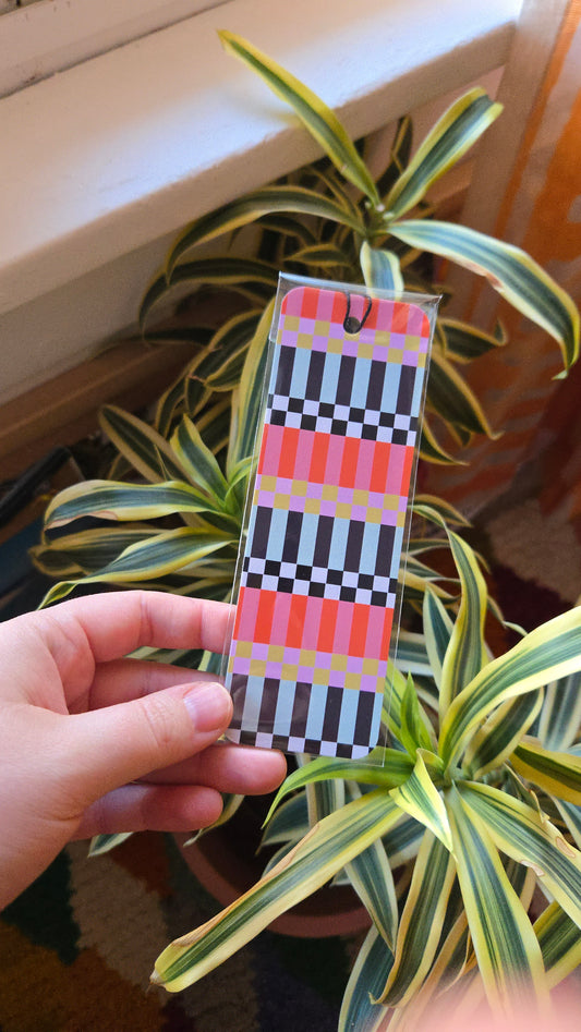 Quilted Tassel Bookmark