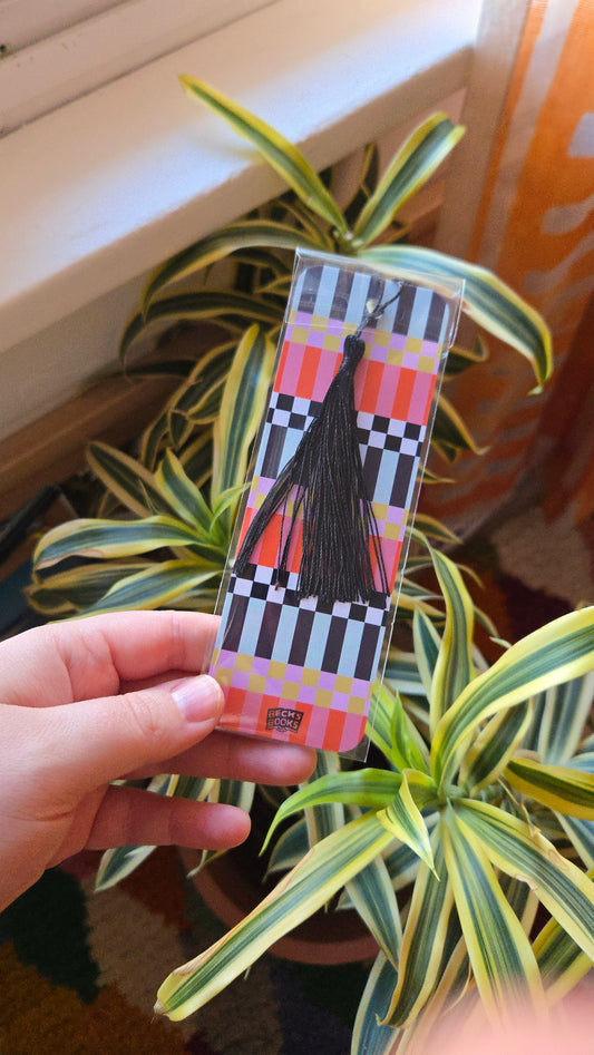 Quilted Tassel Bookmark