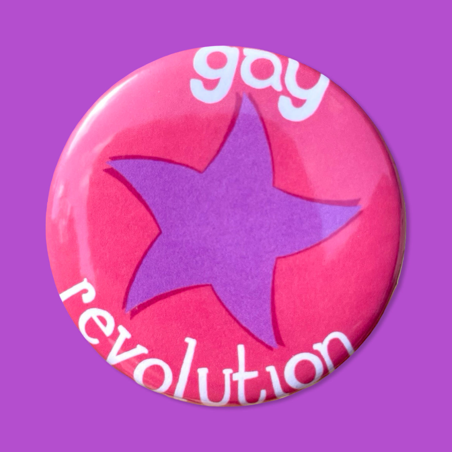 Gay Revolution Vintage Pin