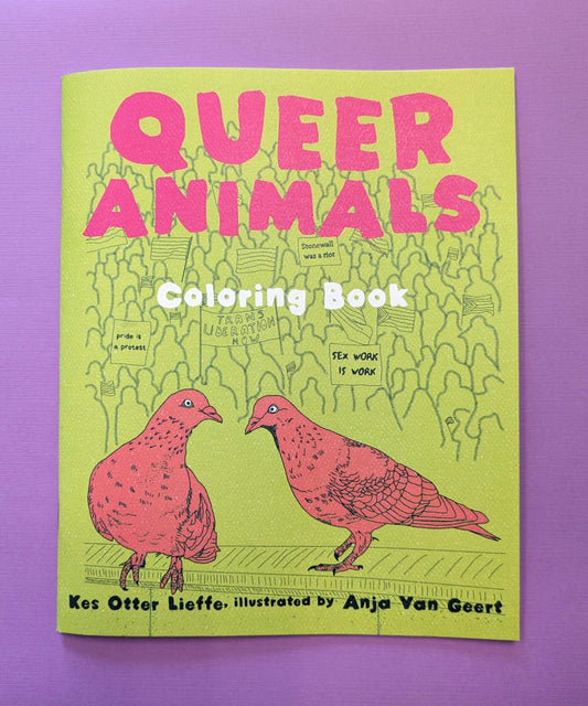 Queer Animals Coloring Book (Zine)