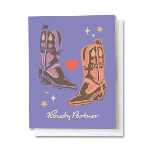 Howdy Partner Greeting Card