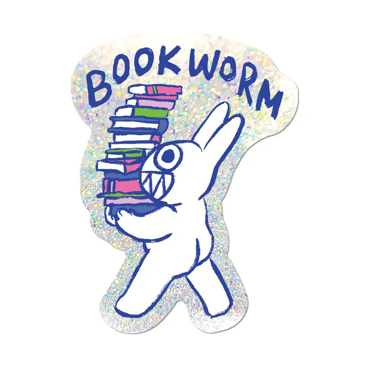 Bookworm Sticker