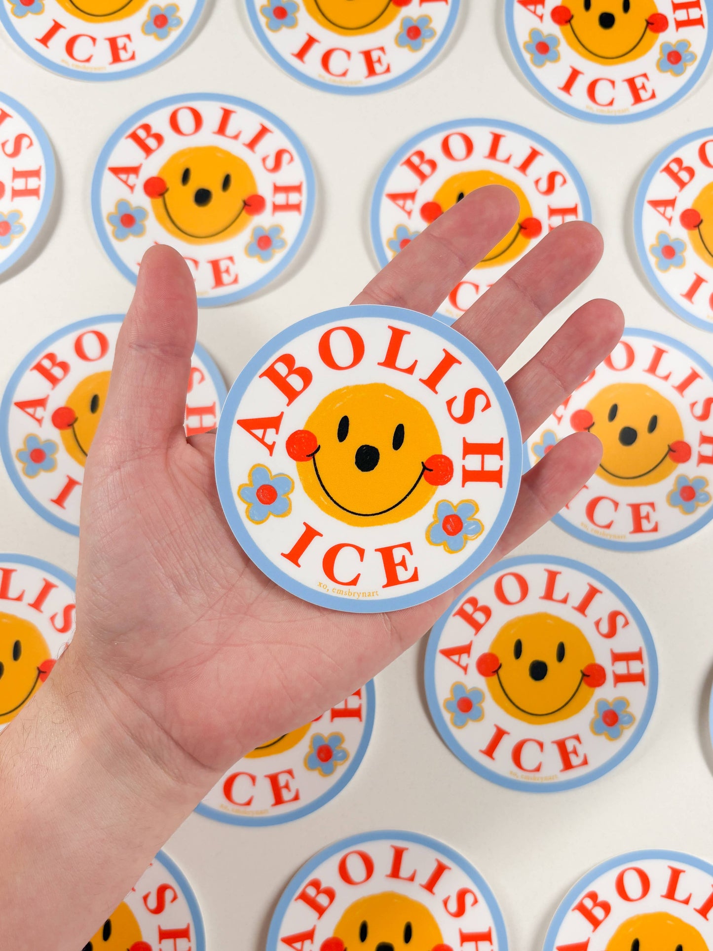 Abolish ICE Clown Sticker