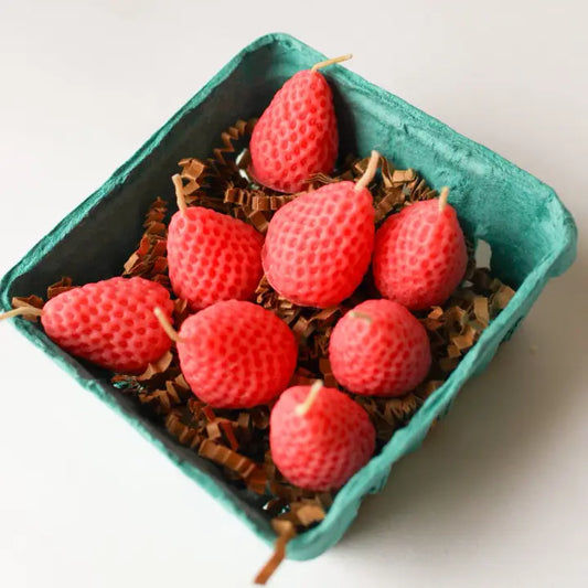 Mini Strawberry Candle