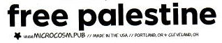 Free Palestine Sticker
