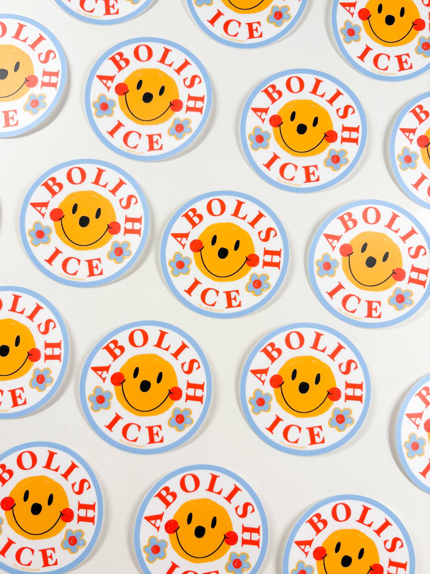 Abolish ICE Clown Sticker