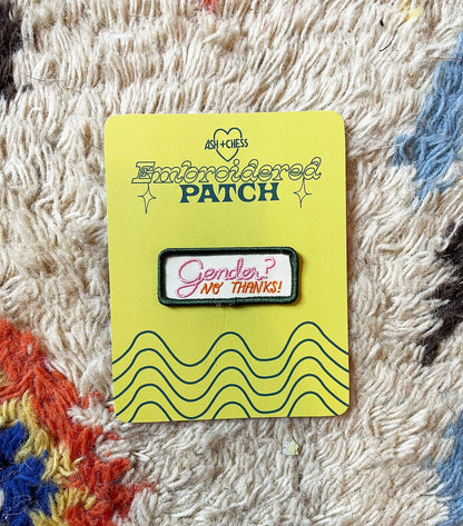 Gender? No Thanks Patch