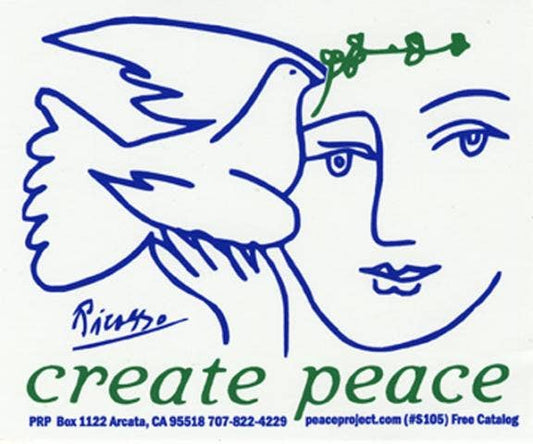 Create Peace Sticker