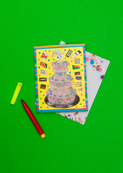 Collage Happy Birthday Card