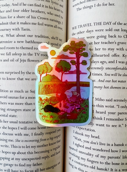 Animal Readers Holographic Sticker