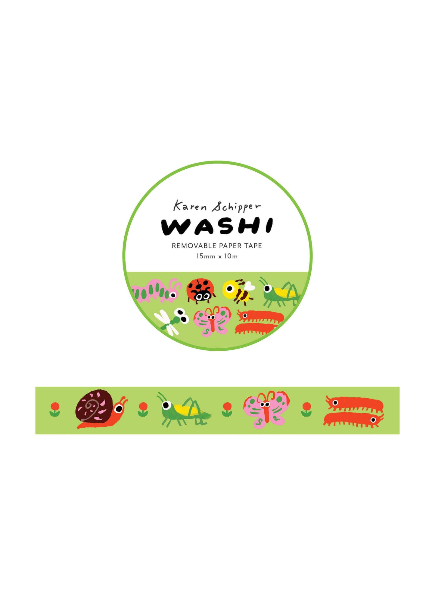 Cute Bugs Washi Tape