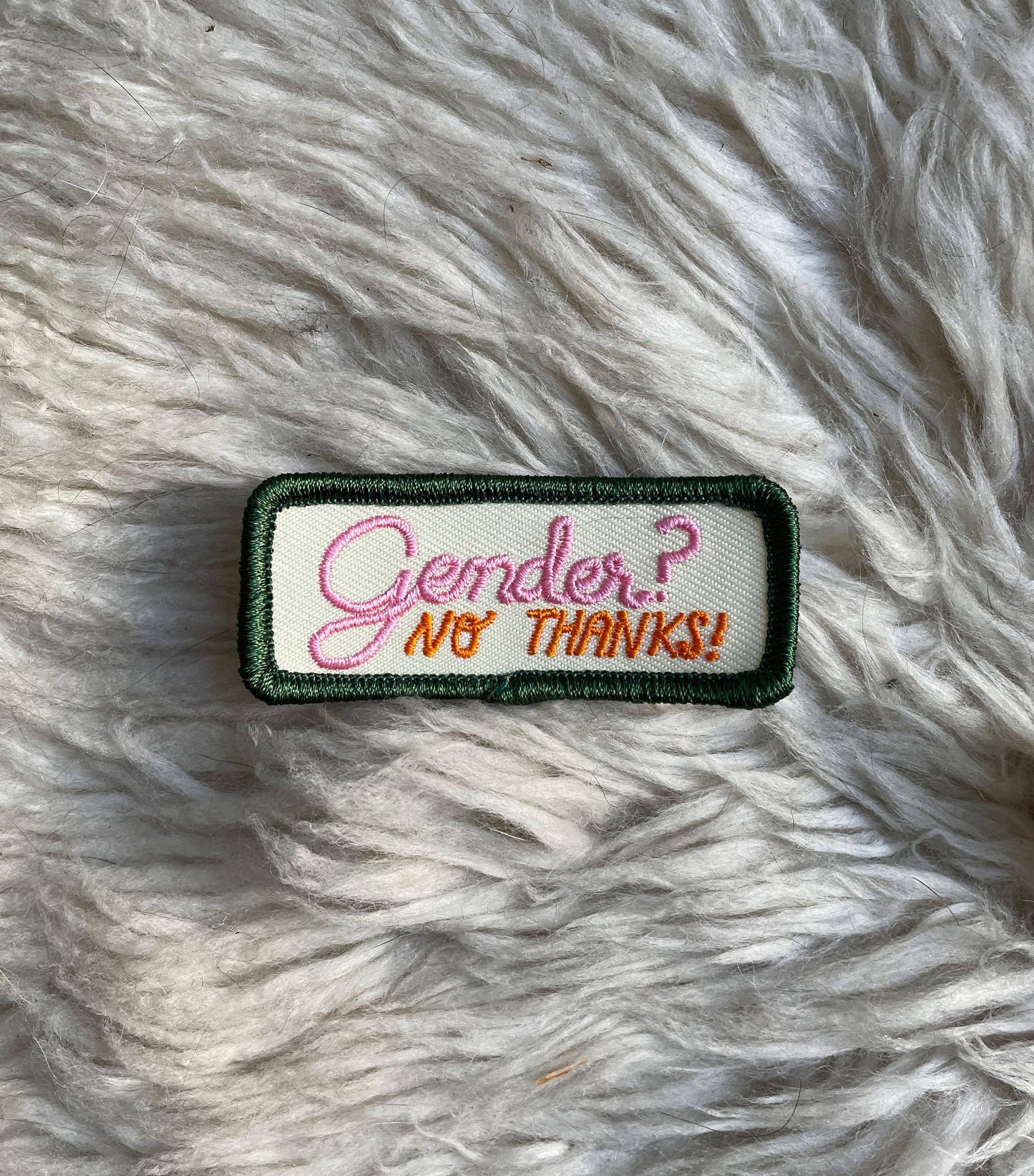 Gender? No Thanks Patch