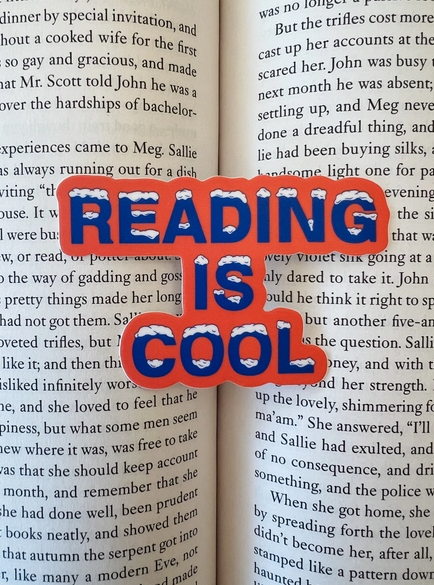 Reading is Cool Sticker